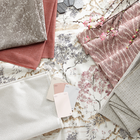 Mauve Blossom Tile